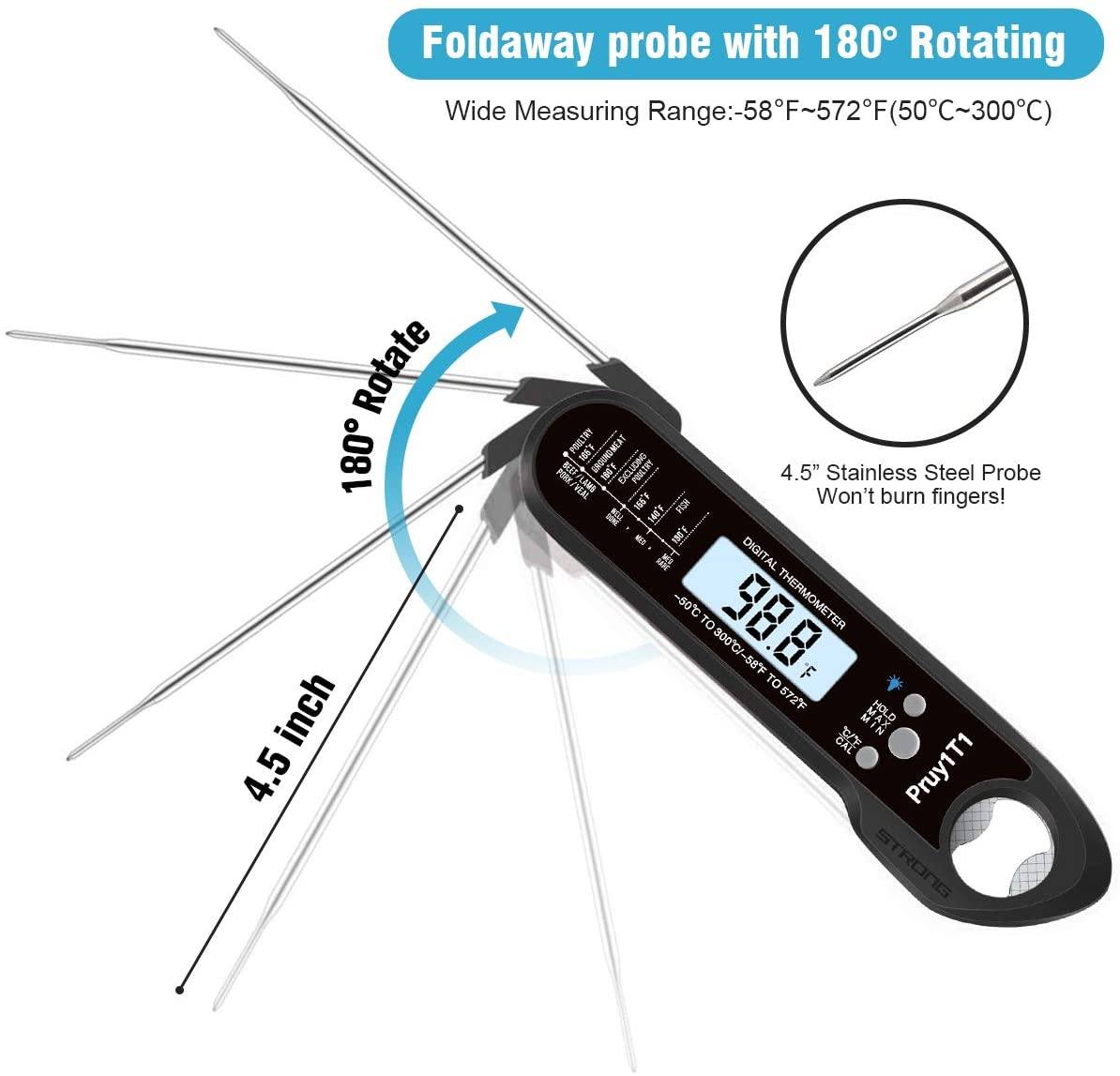 Digital Instant Read Meat Thermometer Kitchen & Dining - DailySale