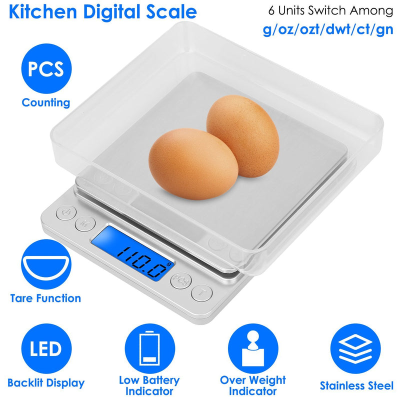 Digital Kitchen Scale with Dual Trays Kitchen & Dining - DailySale