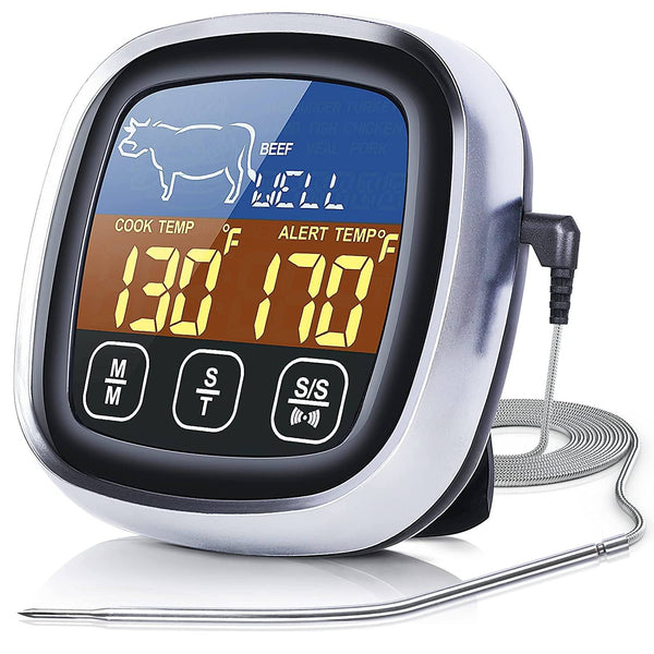 Digital Meat Thermometer for Cooking Kitchen Tools & Gadgets Silver - DailySale