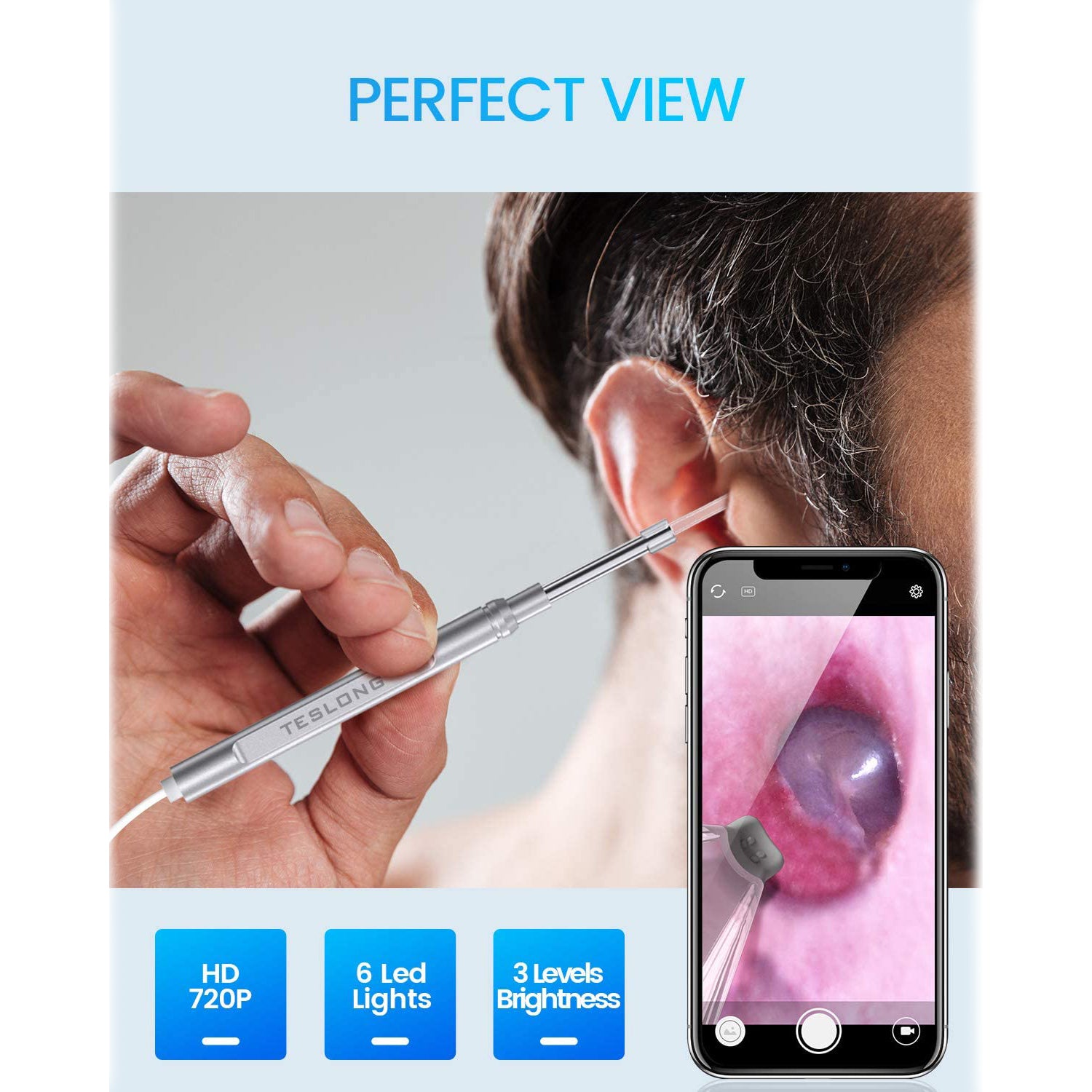 Digital Otoscope Camera with Light Beauty & Personal Care - DailySale