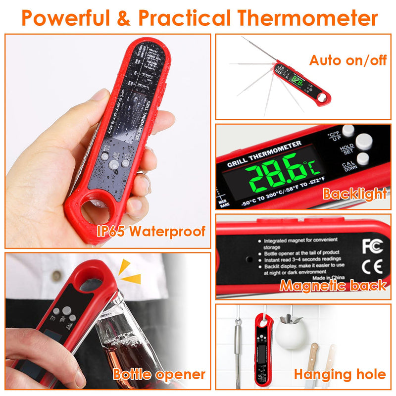 Temperature Meter Gauge Tool New Meat Thermometer Kitchen Digital Cooking  Food