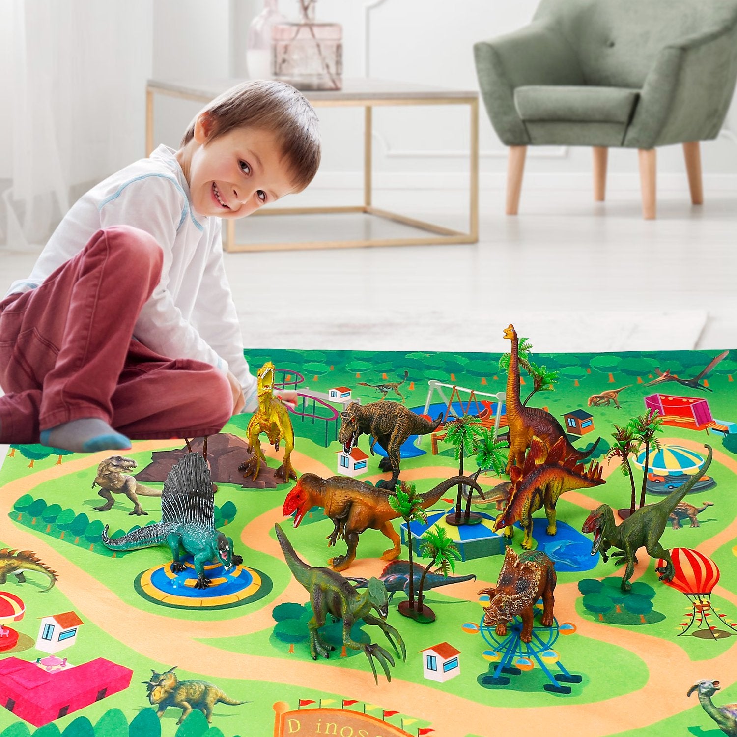 Dinosaur Figure Play Set Toys & Games - DailySale