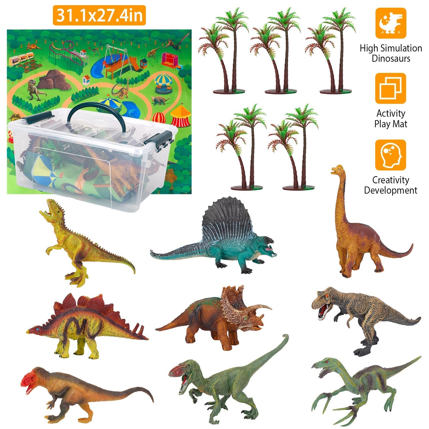 Dinosaur Figure Play Set Toys & Games - DailySale