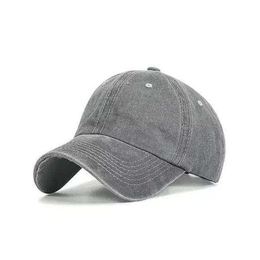 Distressed Wash Ponytail Baseball Cap Women's Shoes & Accessories Gray - DailySale