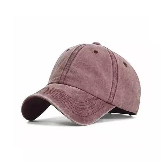 Distressed Wash Ponytail Baseball Cap Women's Shoes & Accessories Red - DailySale