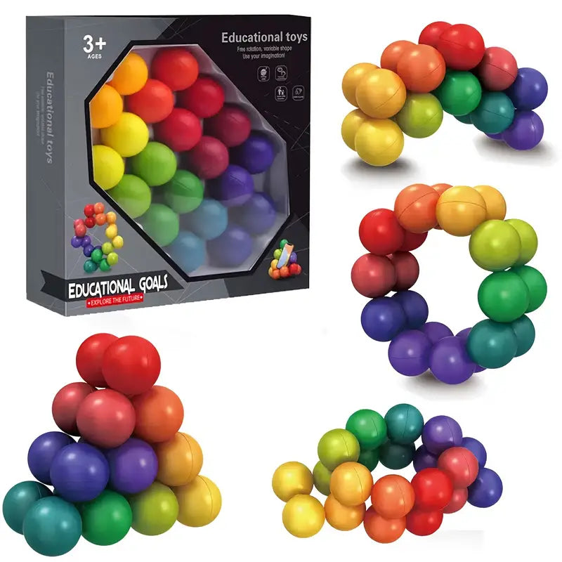 DIY Deformable Decompression Ball Puzzle Toys & Games - DailySale