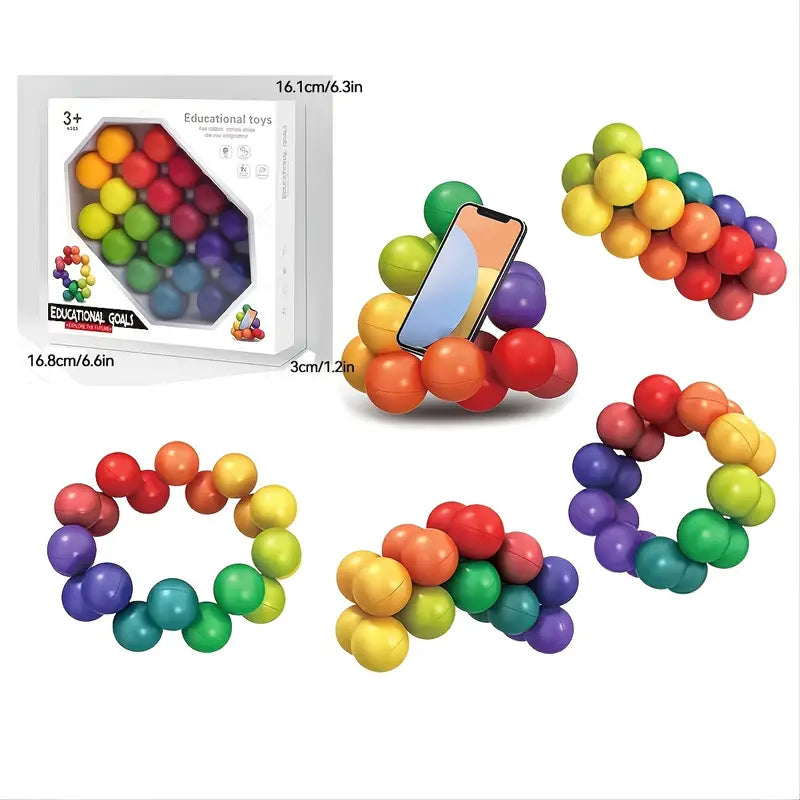 DIY Deformable Decompression Ball Puzzle Toys & Games - DailySale