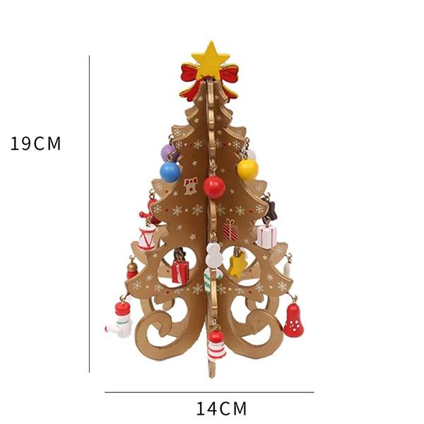 DIY Stereo Wooden Christmas Tree - Christmas Decoration Ornaments Holiday Decor & Apparel - DailySale