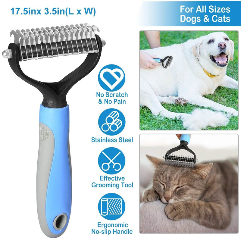 Dog and Cats 2 Sided Grooming Rakes Pet Supplies - DailySale