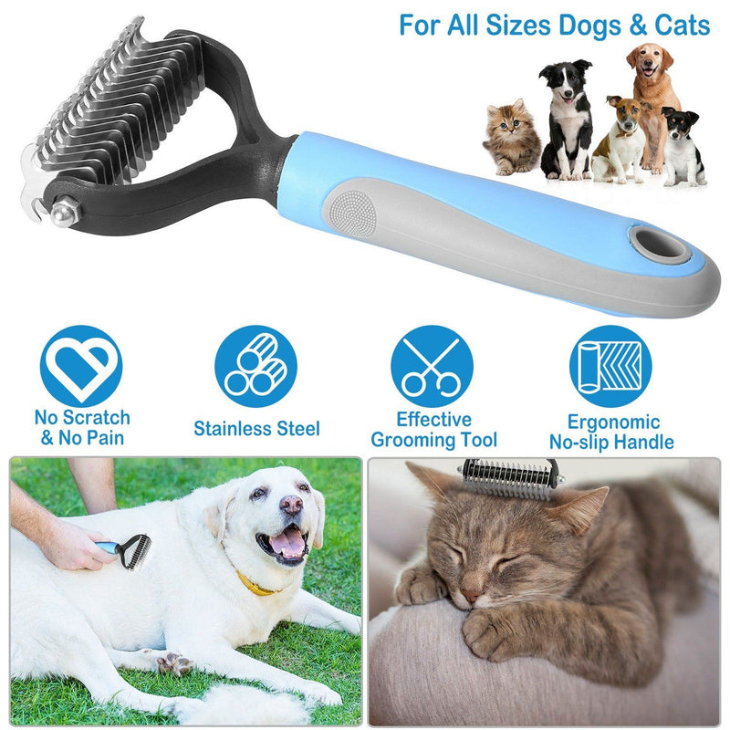 Dog and Cats 2 Sided Grooming Rakes Pet Supplies - DailySale