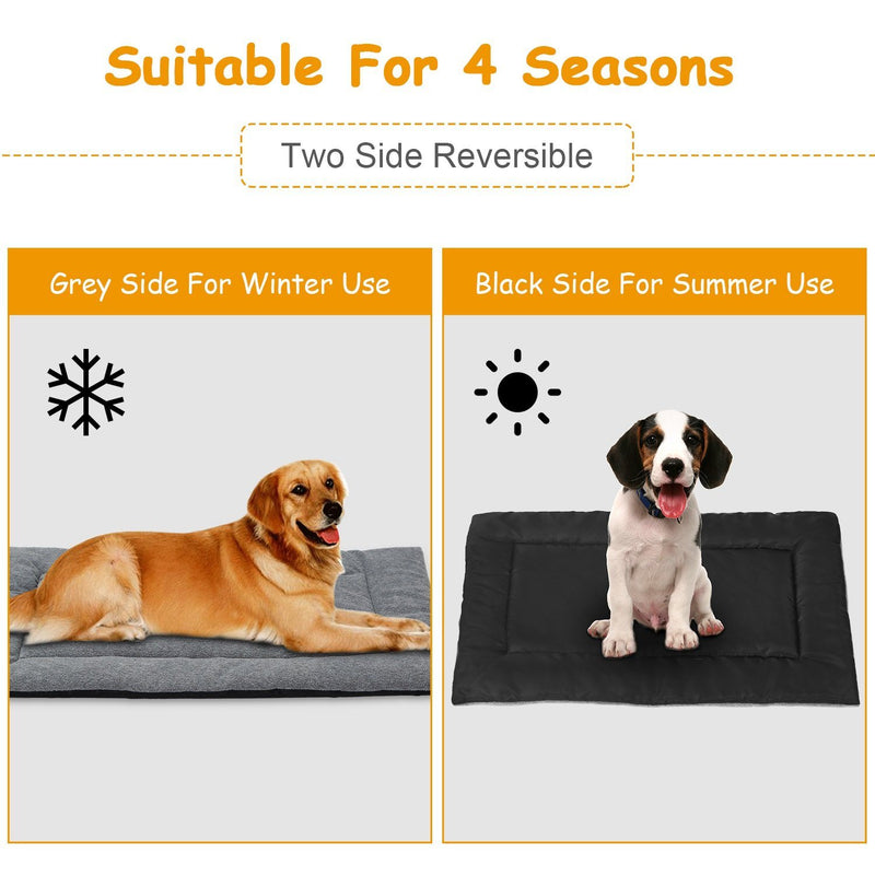 Dog Bed Mat Comfortable Fleece Reversible Pad Pet Supplies - DailySale