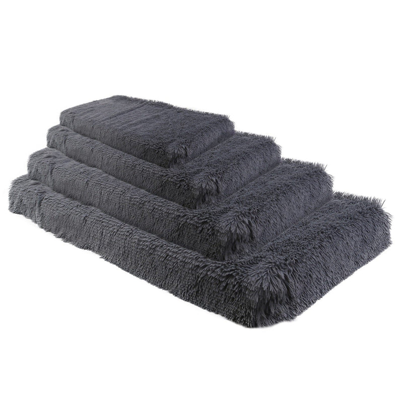Dog Bed Soft Plush Cushion Cozy Warm Pet Crate Mat Dog Carpet Pet Supplies - DailySale