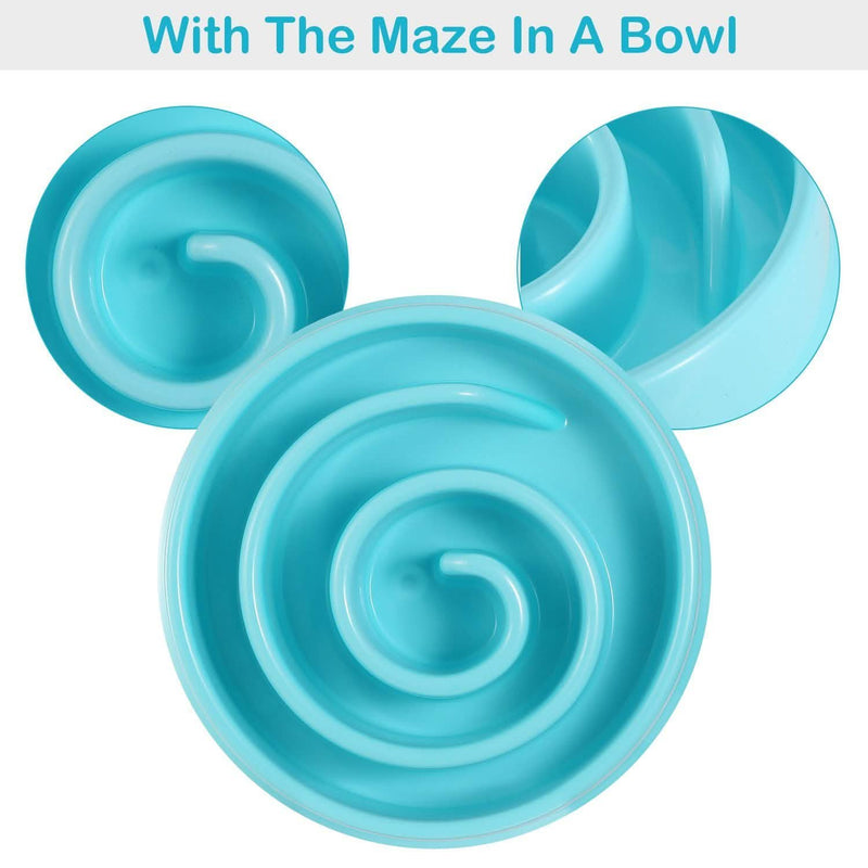 Dog Cat Slow Feeder Bowl Pet Supplies - DailySale