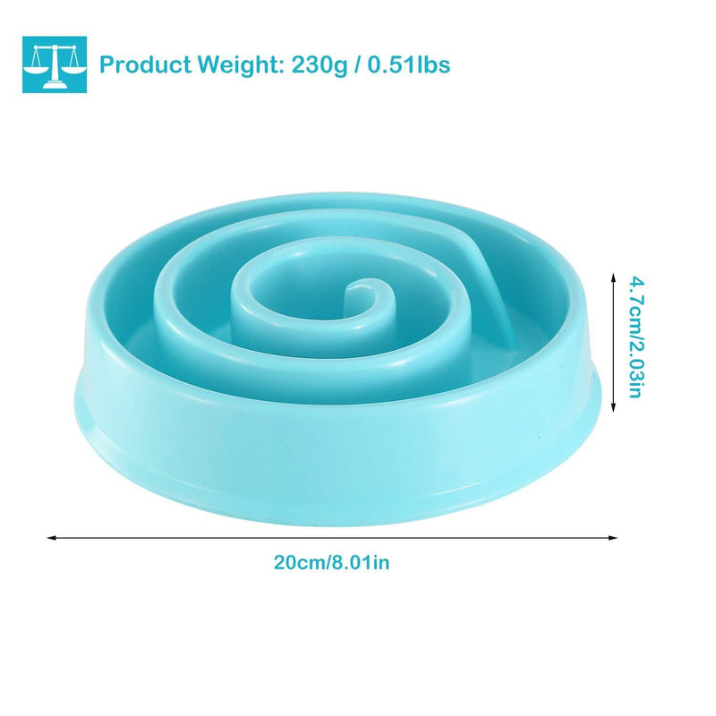 Dog Cat Slow Feeder Bowl Pet Supplies - DailySale