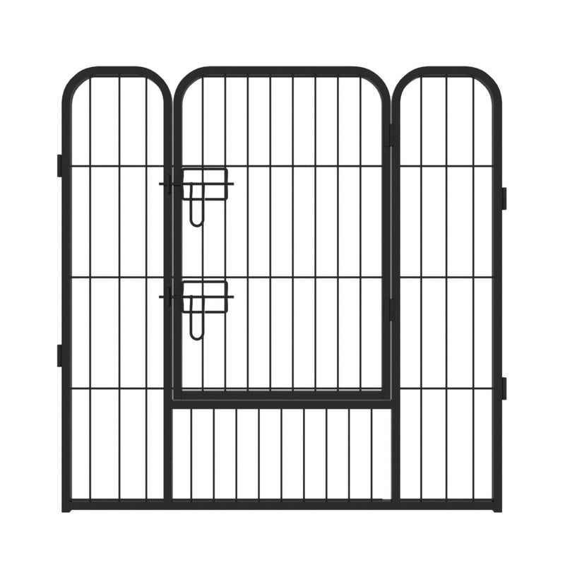 Dog Fence and Pet Playpen, Heavy Duty Foldable Metal 8 Panels Dog Pen 31.5" Height Pet Supplies - DailySale