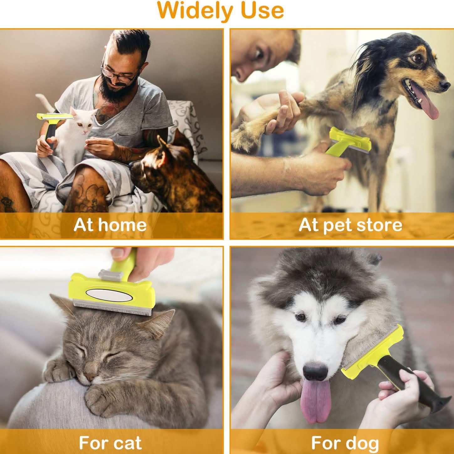 Dog Grooming Brush Comb Pet Hair Remover Pet Supplies - DailySale