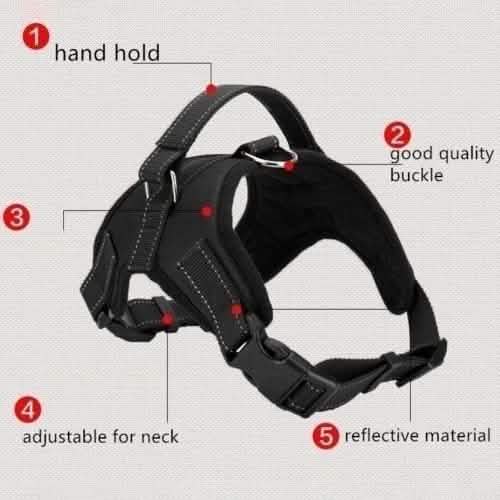 Dog Soft Adjustable Harness Pet Supplies - DailySale