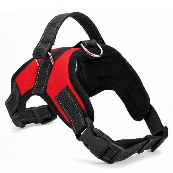 Dog Soft Adjustable Harness Pet Supplies Red S - DailySale