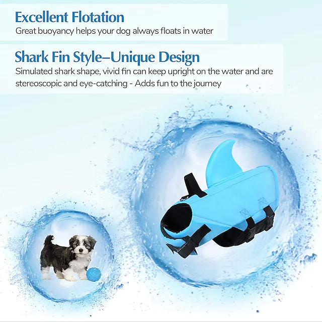 Dog Swimsuit with Shark Fin Pet Supplies - DailySale