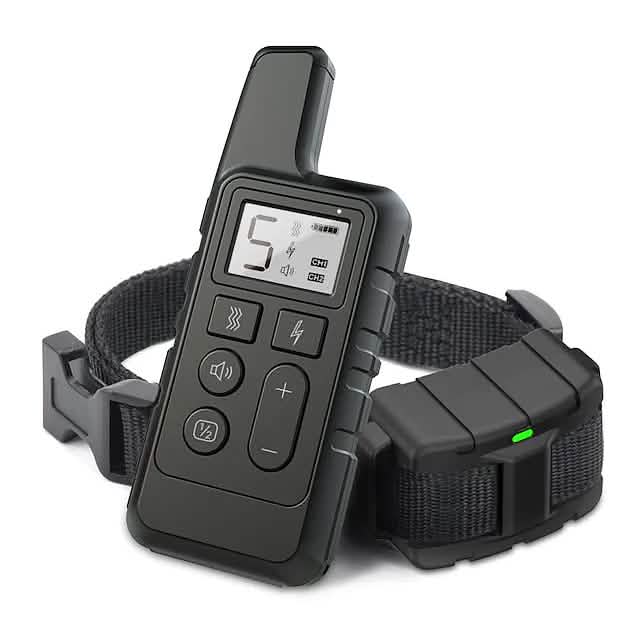 Dog Training Shock Collar Pet Supplies Black - DailySale