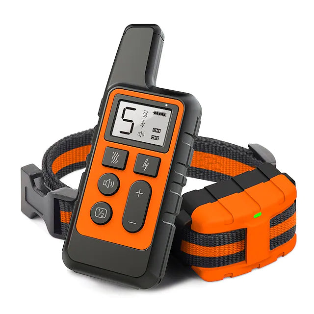 Dog Training Shock Collar Pet Supplies Orange - DailySale