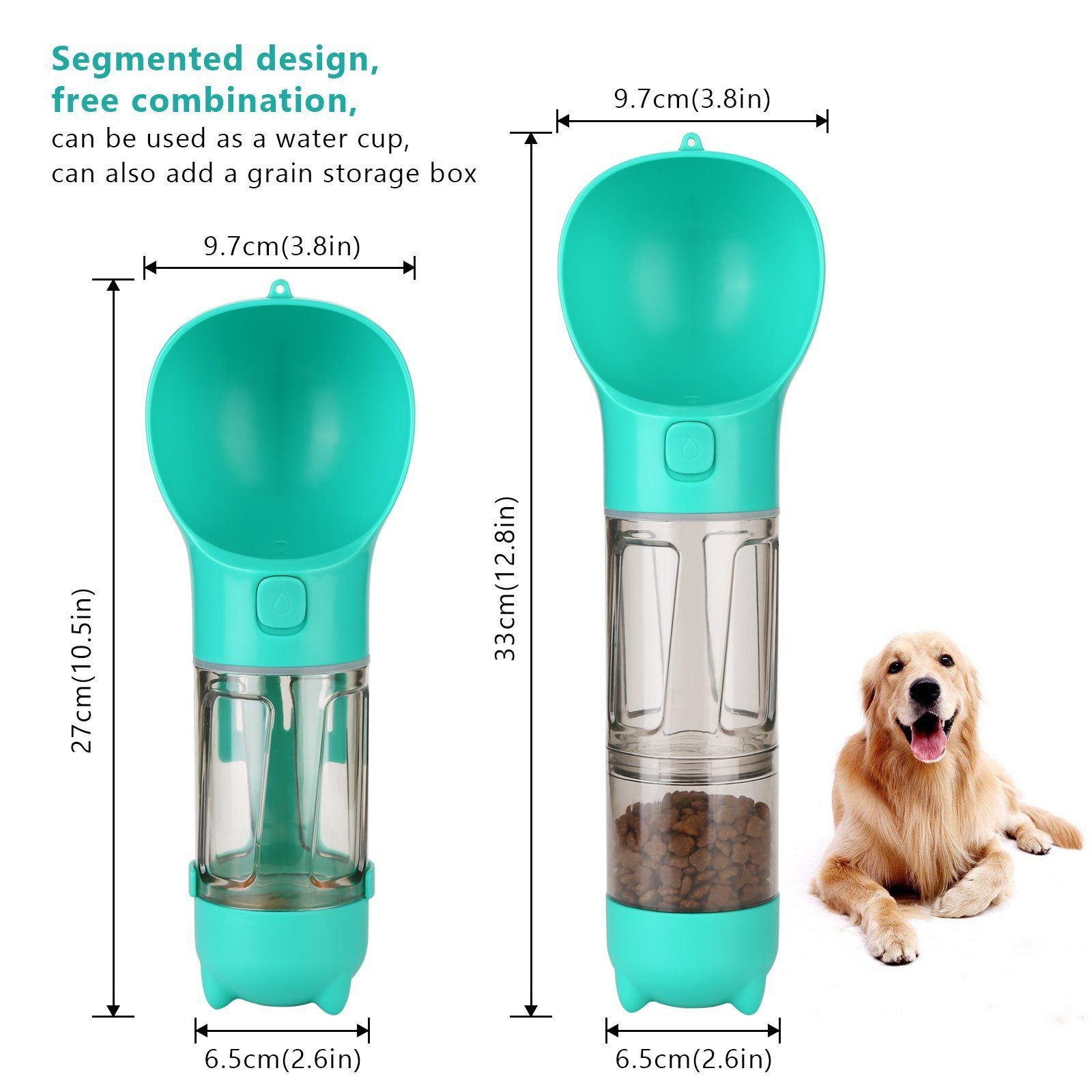 Dog Water Bottle Portable Leak Proof for Hiking Climbing Travel