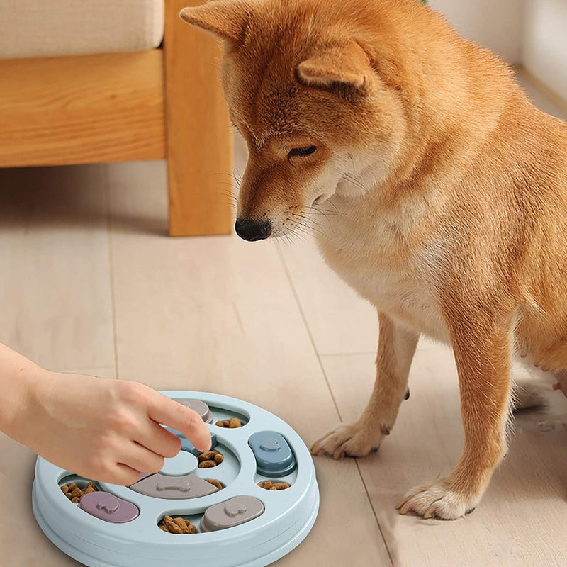 Bed Holdings Dog Puzzle Feeder Toy | Mentally Stimulating Game for Food and  Treat Dispensing | Interactvie Puppy Puzzle for Small and Medium Dogs 