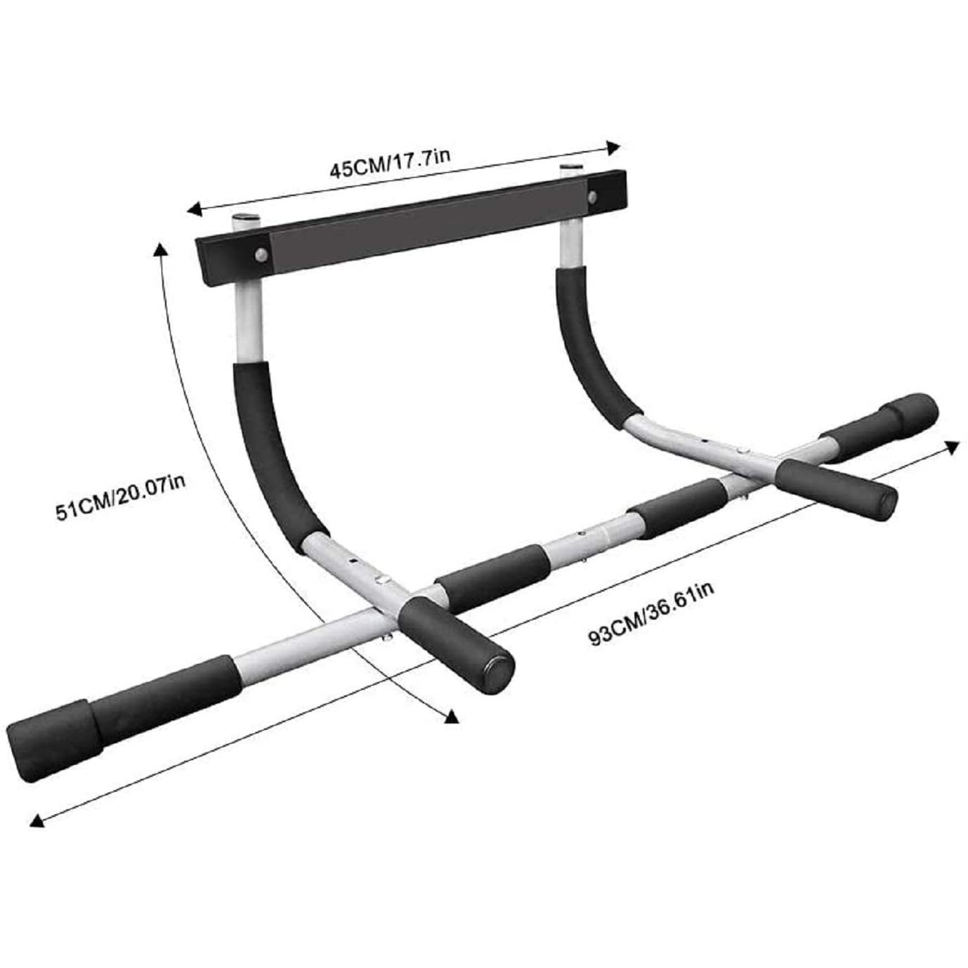 Doorway Pull Up Bar - Multifunctional Portable Gym System Wellness & Fitness - DailySale