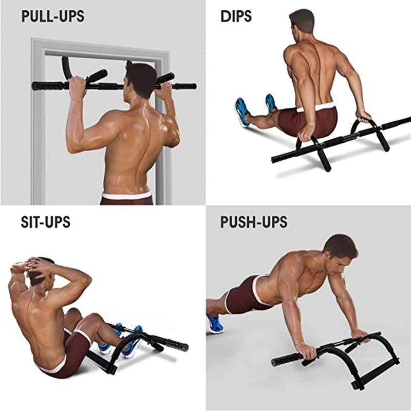 Doorway Pull Up Bar - Multifunctional Portable Gym System Wellness & Fitness - DailySale