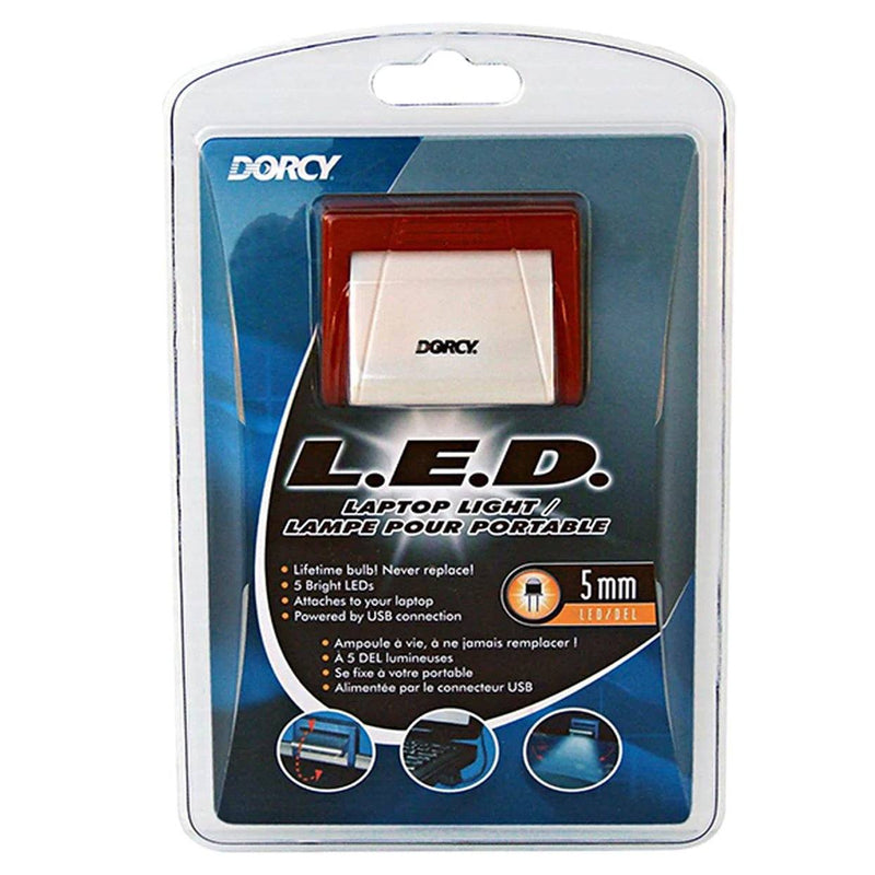 Dorcy 5mm LED Laptop Light with USB Retractable Adaptor Computer Accessories - DailySale