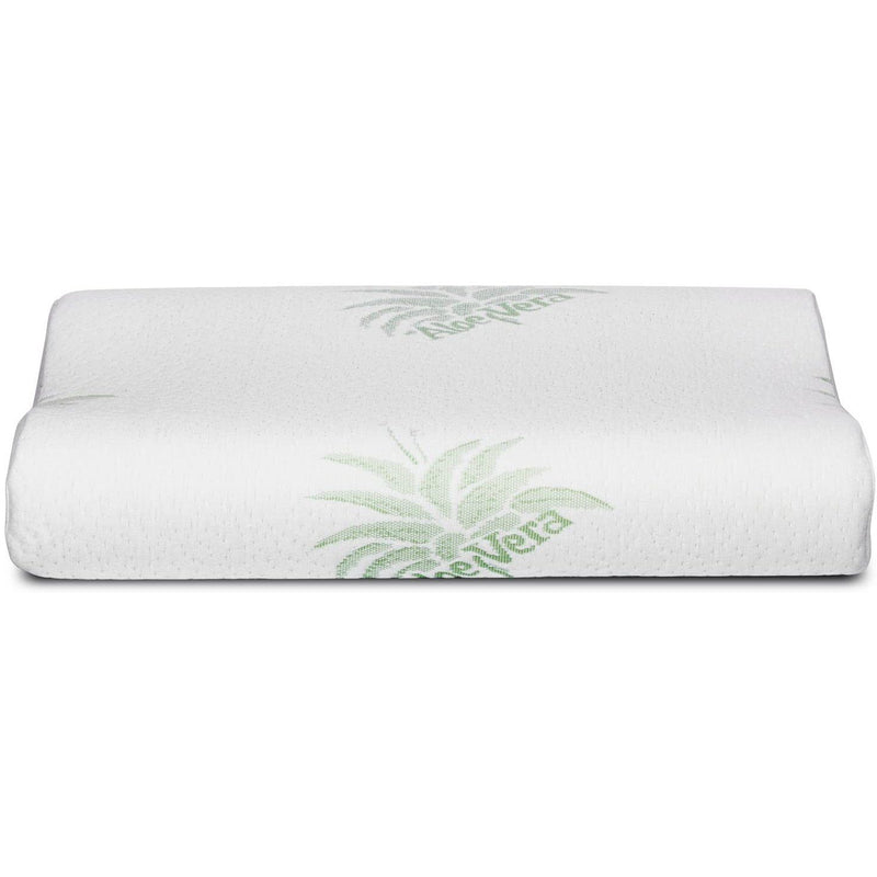 Dormire Contour Memory Foam Pillow with Removable Bamboo Soft Pillow Case Bedding - DailySale