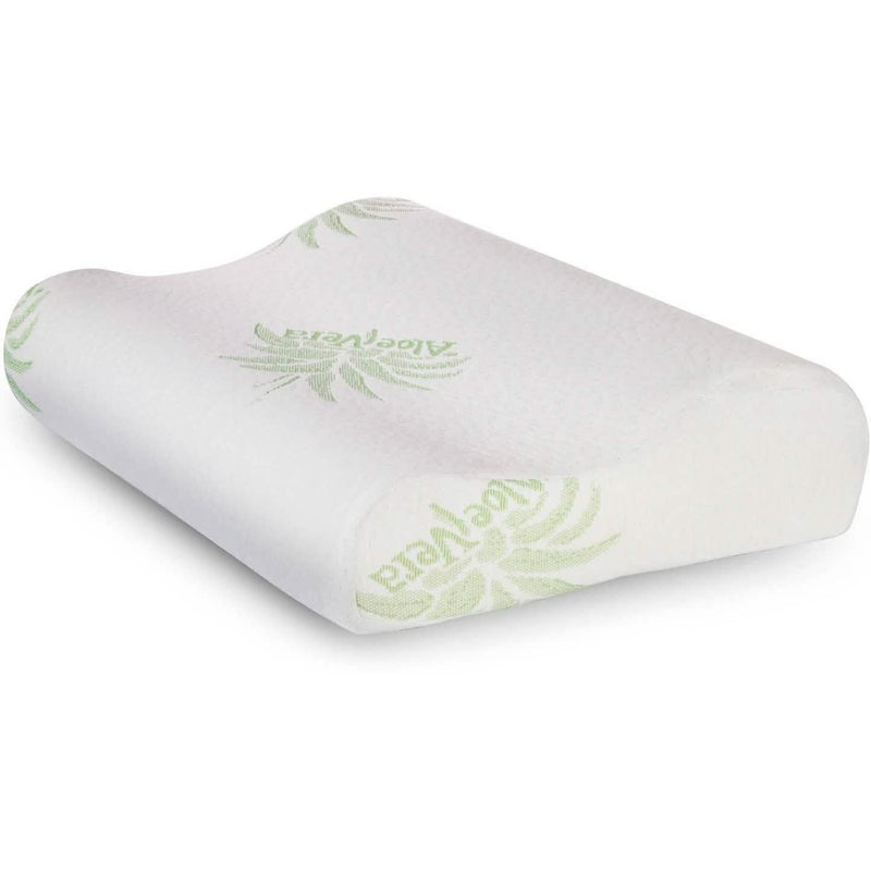 Dormire Contour Memory Foam Pillow with Removable Bamboo Soft Pillow Case Bedding - DailySale