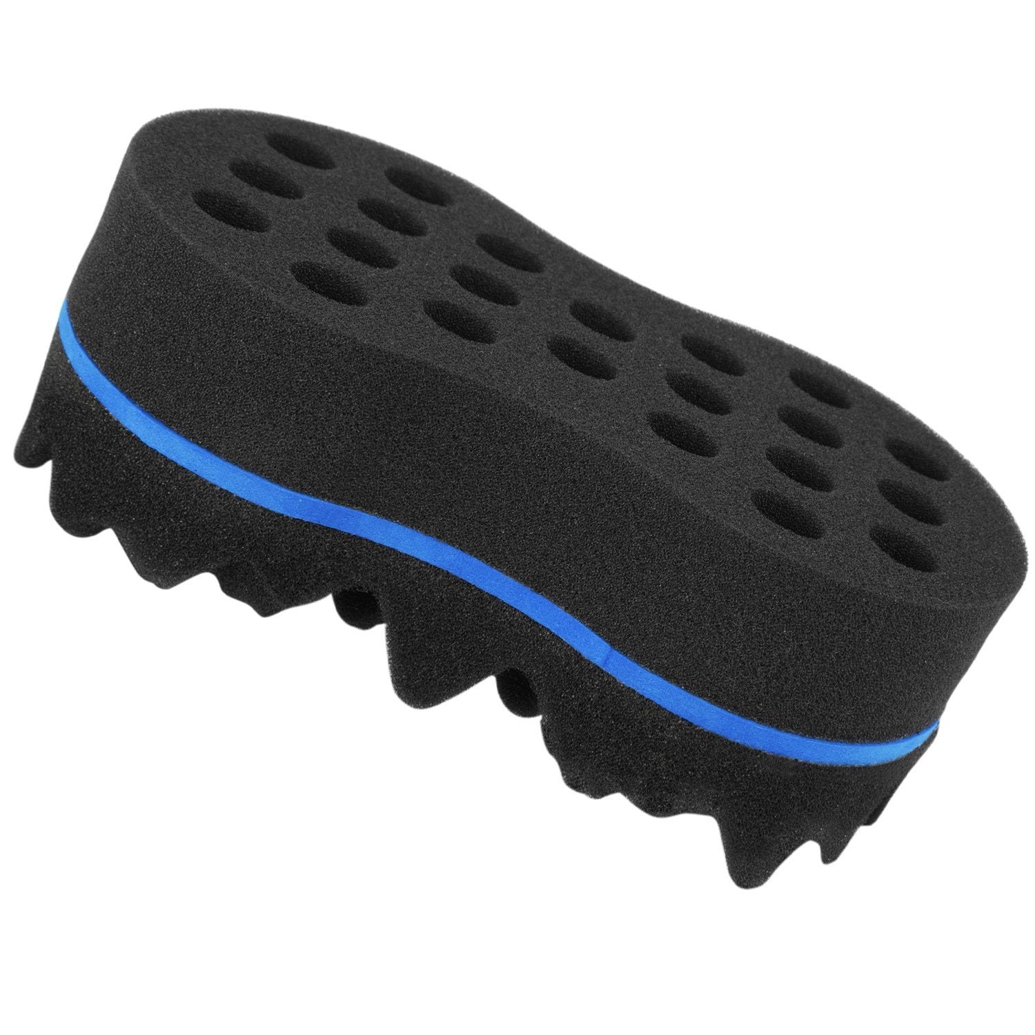 Double Sided Barber Sponge Hair Brush Comb Dreads Locking Twists Coil Men's Grooming - DailySale