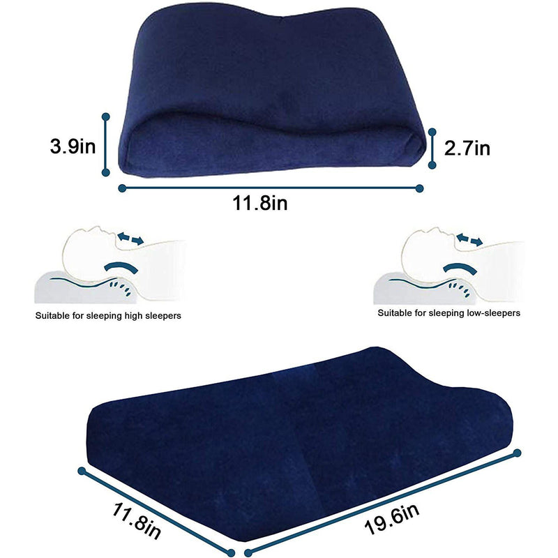 Dr. Franklyn's Contour Memory Foam Neck Pillow Wellness & Fitness - DailySale
