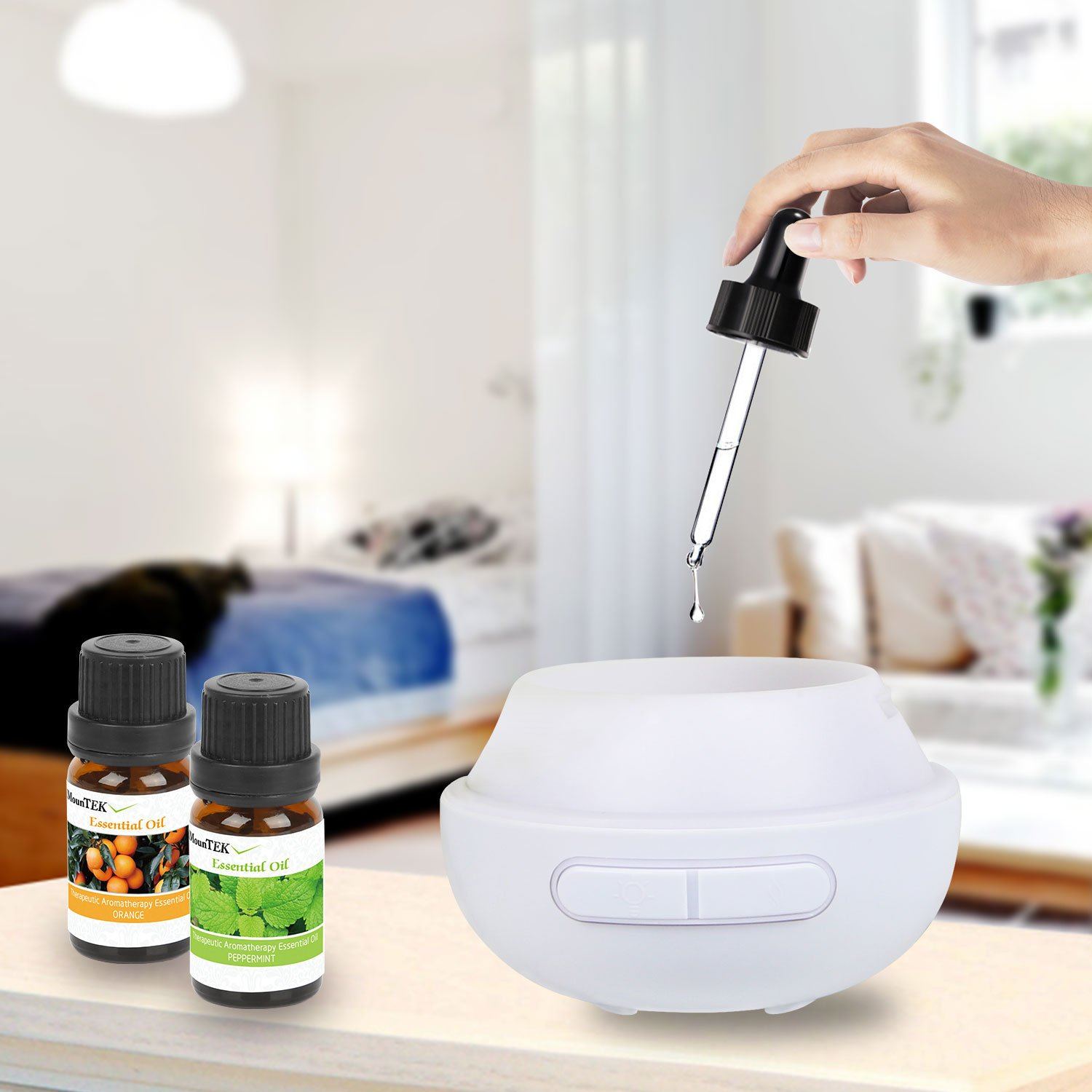 Drop-Shaped Cool Mist Humidifier Wellness - DailySale