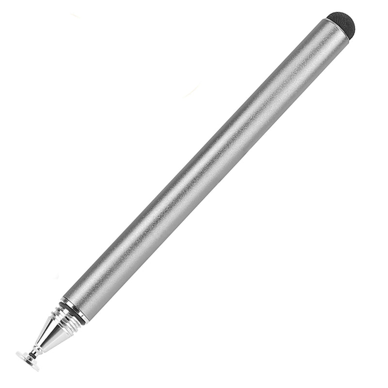 Dual Tip Touch Screen Stylus Pencil Mobile Accessories Gray - DailySale