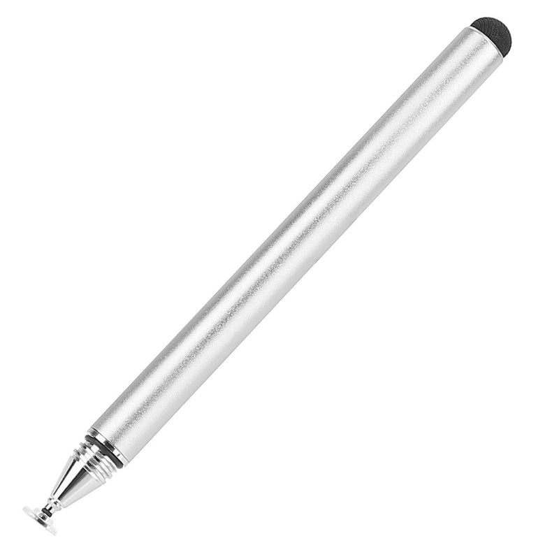 Dual Tip Touch Screen Stylus Pencil Mobile Accessories White - DailySale