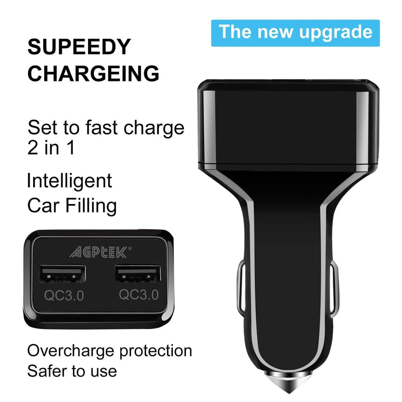 Dual USB Car Charge GPS Tracker GSM SIM Realtime GPRS Vehicle Tracking Security Automotive - DailySale