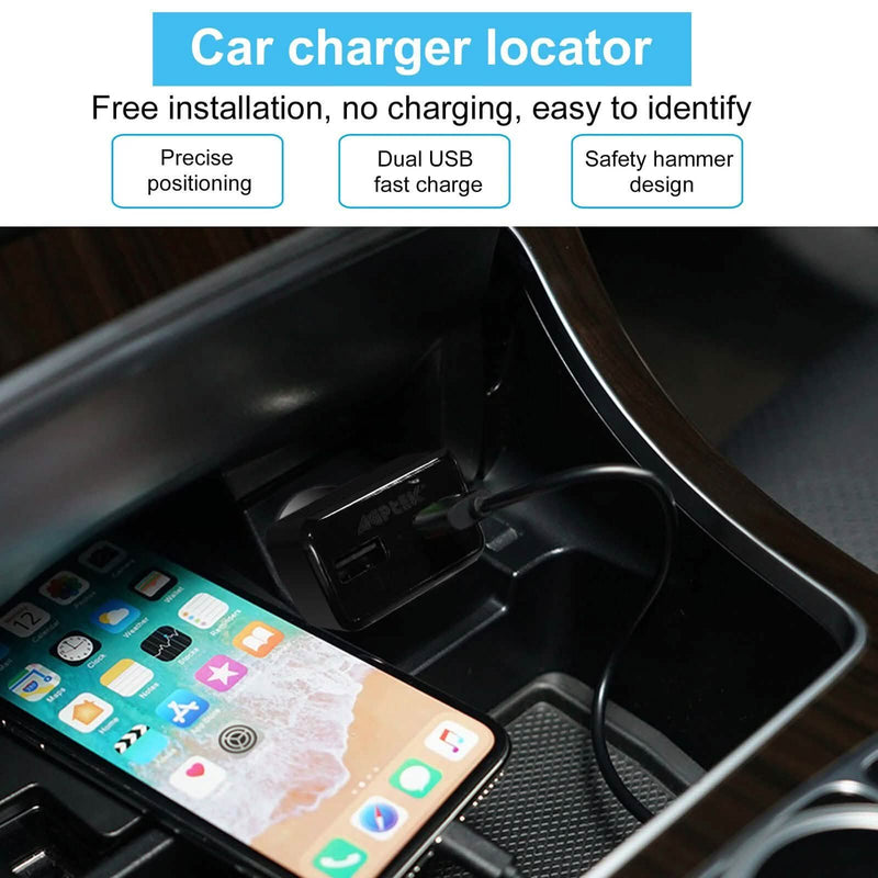 Dual USB Car Charge GPS Tracker GSM SIM Realtime GPRS Vehicle Tracking Security Automotive - DailySale