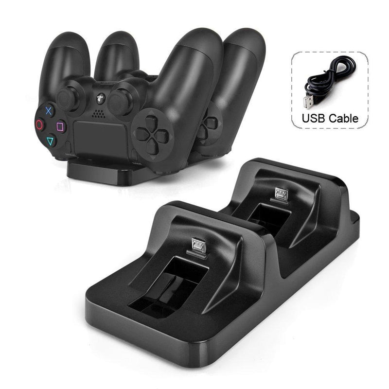 Dual USB Charging Dock Charger Station Cradle For PS4 Wireless Game Controller Video Games & Consoles - DailySale