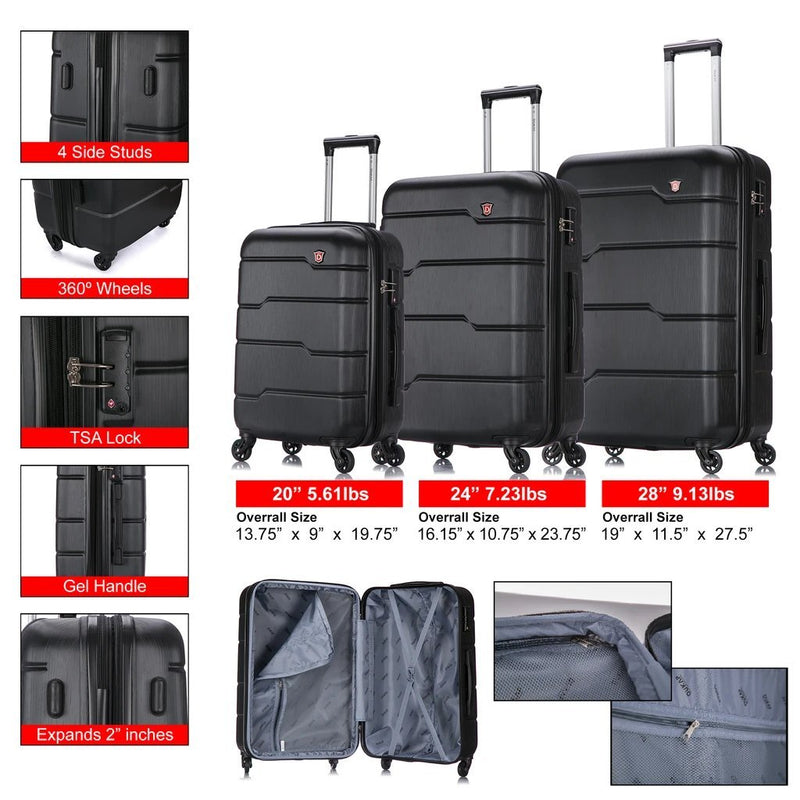 DUKAP Rodez Lightweight Hardside Spinner Bags & Travel - DailySale