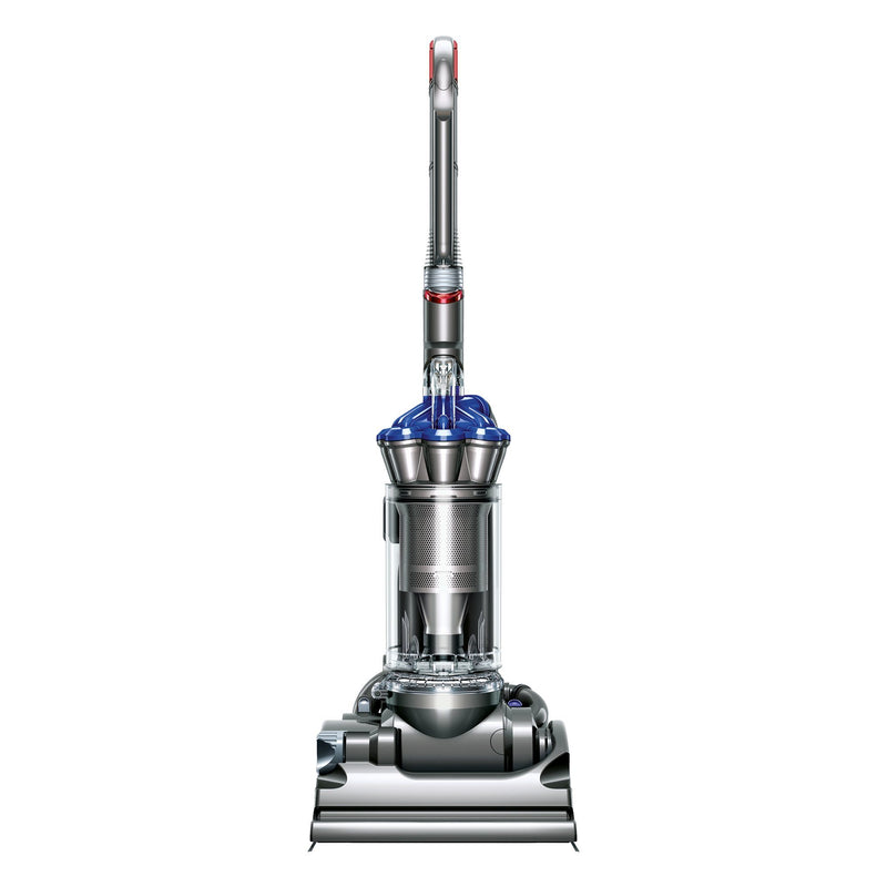 Front view of blue Dyson DC33 Multi-Floor Bagless Upright Vacuum Cleaner (Refurbished), available at Dailysale