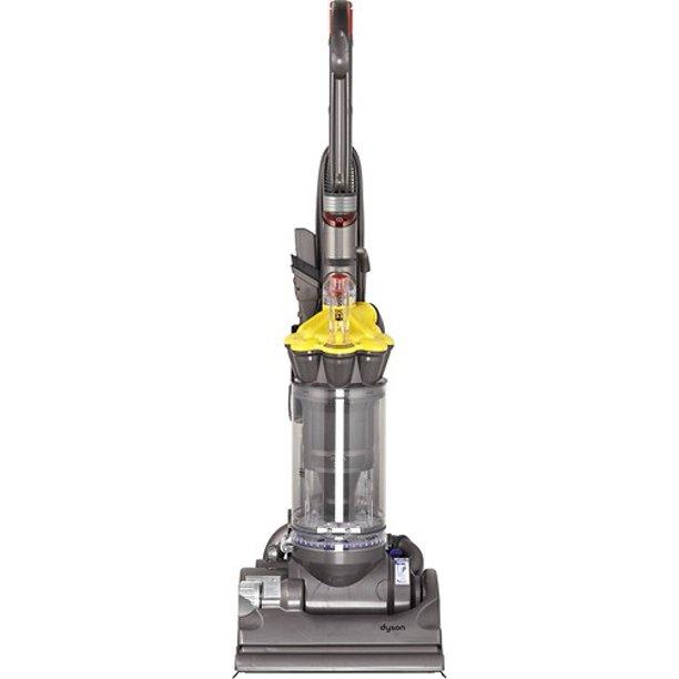 Front view of yellow Dyson DC33 Multi-Floor Bagless Upright Vacuum Cleaner (Refurbished), available at Dailysale