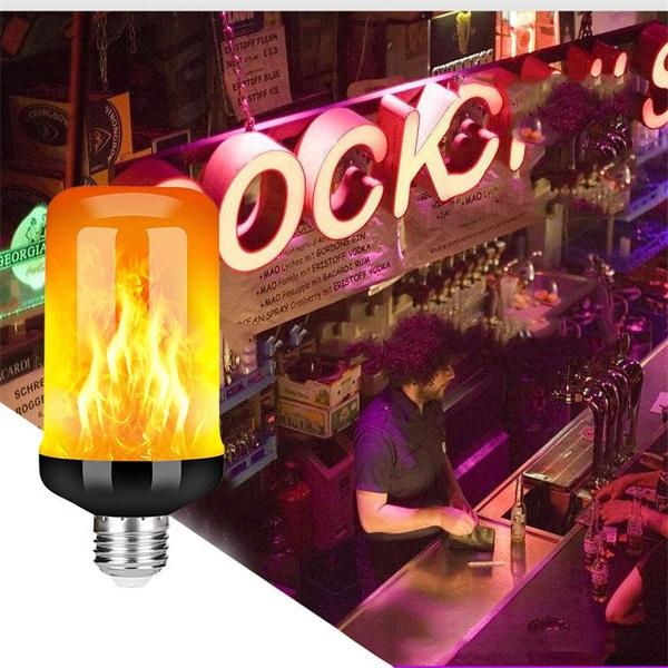 E27 LED Flame Effect Light Bulb Indoor Lighting - DailySale