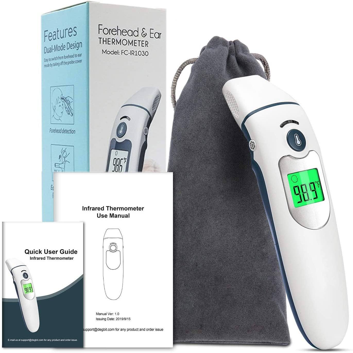 Jumper Med Dual-Mode Infrared Contactless Thermometer - Forehead & Ear  Detection