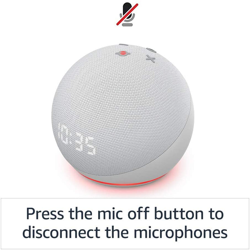 Echo Dot 4th Gen Smart speaker with clock and Alexa Speakers - DailySale