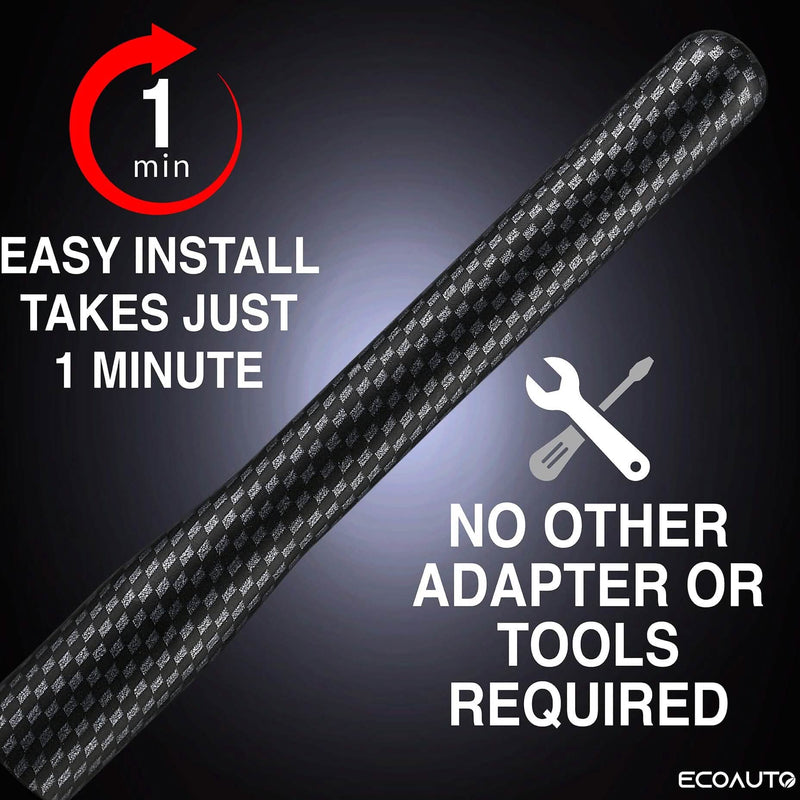 EcoAuto Antenna fits Ford F150 F250 F350 Super Duty, Bronco, Raptor & Dodge RAM Truck Short Antenna Automotive - DailySale
