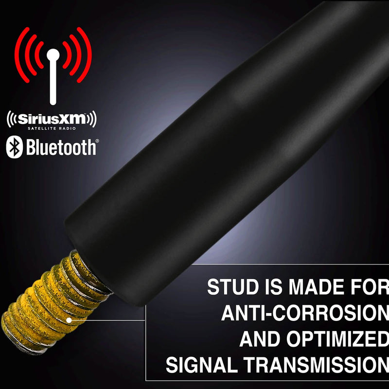 EcoAuto Antenna fits Ford F150 F250 F350 Super Duty, Bronco, Raptor & Dodge RAM Truck Short Antenna Automotive - DailySale