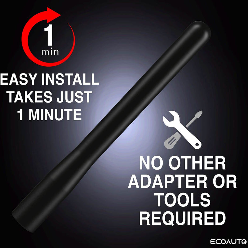 EcoAuto Antenna fits Ford F150 F250 F350 Super Duty, Bronco, Raptor & Dodge RAM Truck Short Antenna Automotive - DailySale
