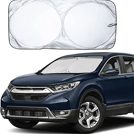 EcoNour Car Windshield Sun Shade with Storage Pouch Automotive Medium Plus - DailySale